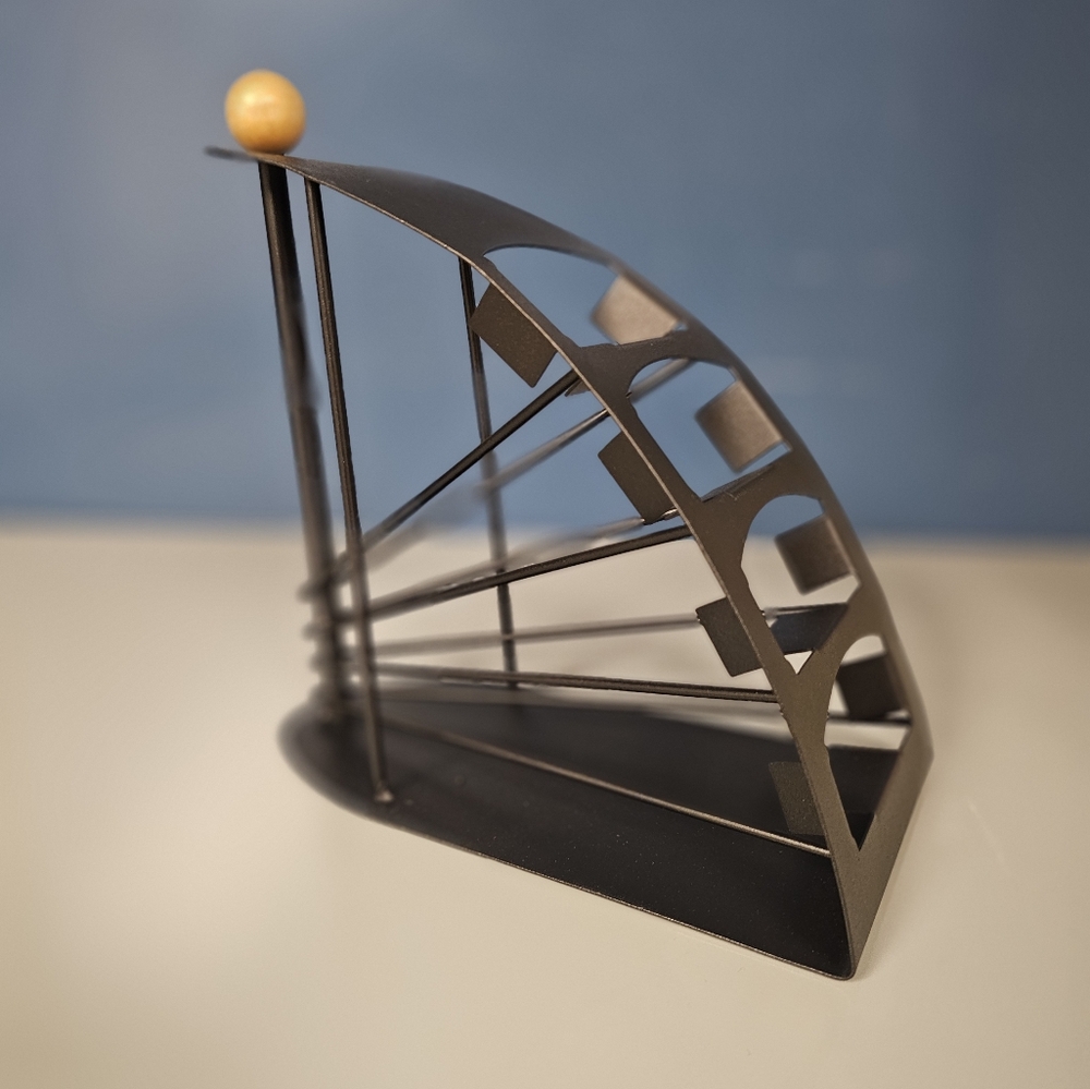 Black Metal 4 Remote Control Holder